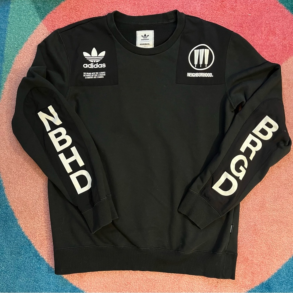 Adidas x Neighborhood Commander Sweater NBHD Sweatshirt Japan Black
